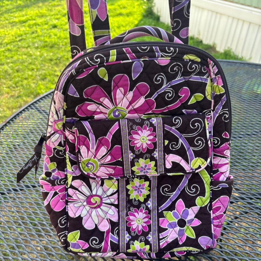 Vintage Vera Bradley Purple Punch Backpack